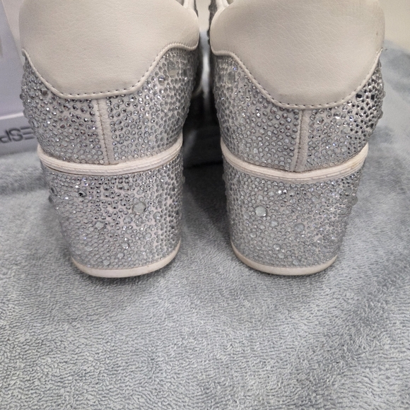 INC Silver Glitter Women's Sneakers - Picture 4 of 8
